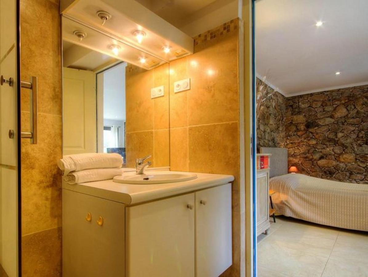 Studio Confortable Avec Vue Sur La Montagne A Moltifao 30M² Jardin Ngoại thất bức ảnh